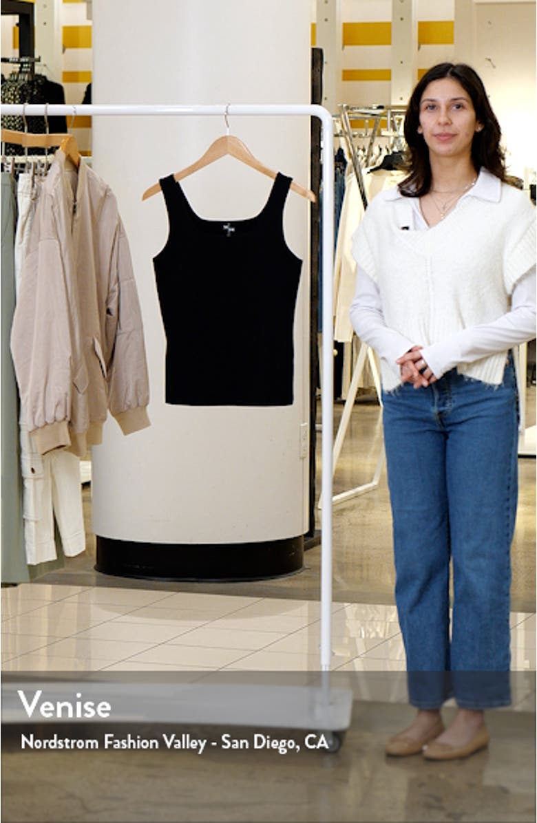 Stretch Cotton Shelf Bra Tank, sales video thumbnail