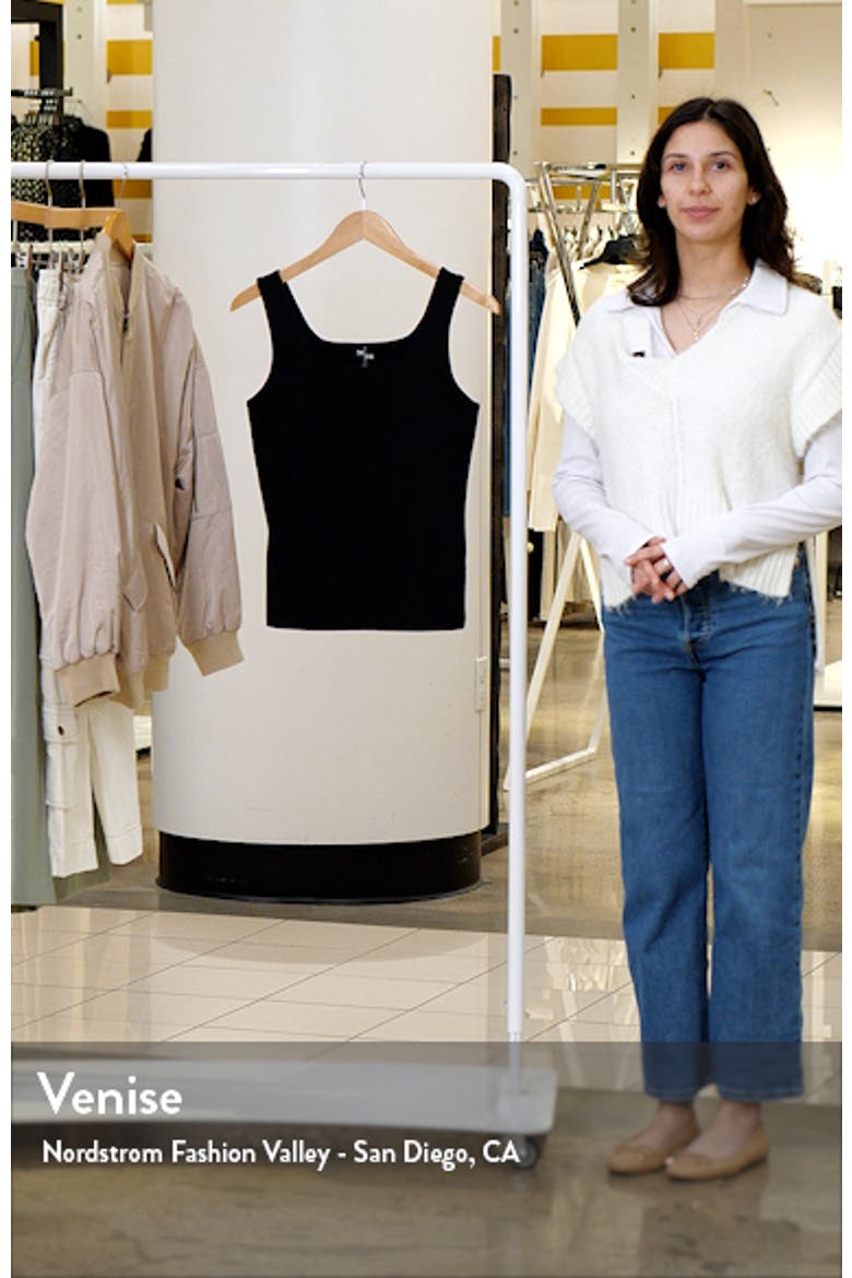 Stretch Cotton Shelf Bra Tank video