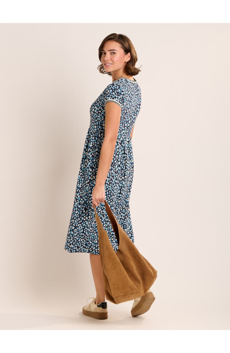 Brakeburn Alexia Midi Dress, Alternate, color, Navy