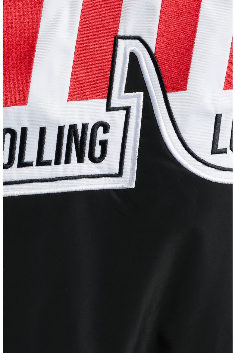 Starting Line Flight Jacket, Alternate, color, BLACK