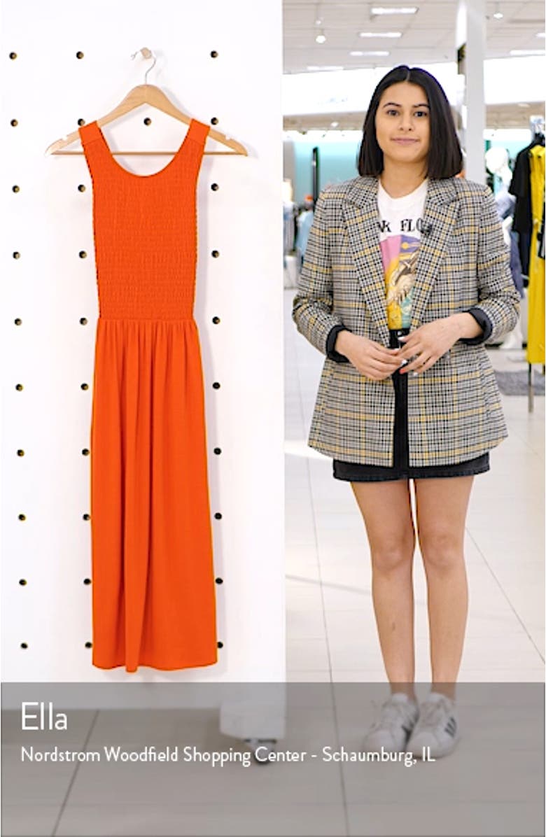 Smocked Midi Dress, sales video thumbnail