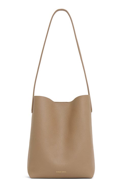 Small Everyday Cabas Leather Tote