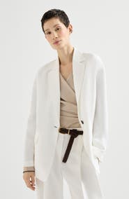 Brunello Cucinelli Fluid twill blazer