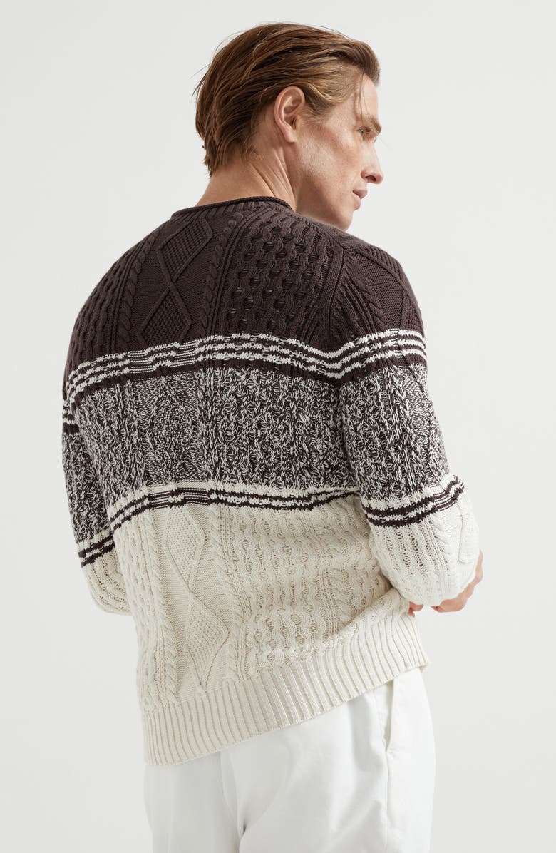 Brunello Cucinelli Cable knit sweater, Alternate, color, 