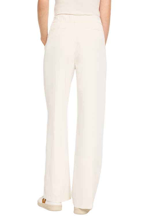 Nic + Zoe Nic+zoe Cavalry Twill Wide Leg Pants In Classic Cream