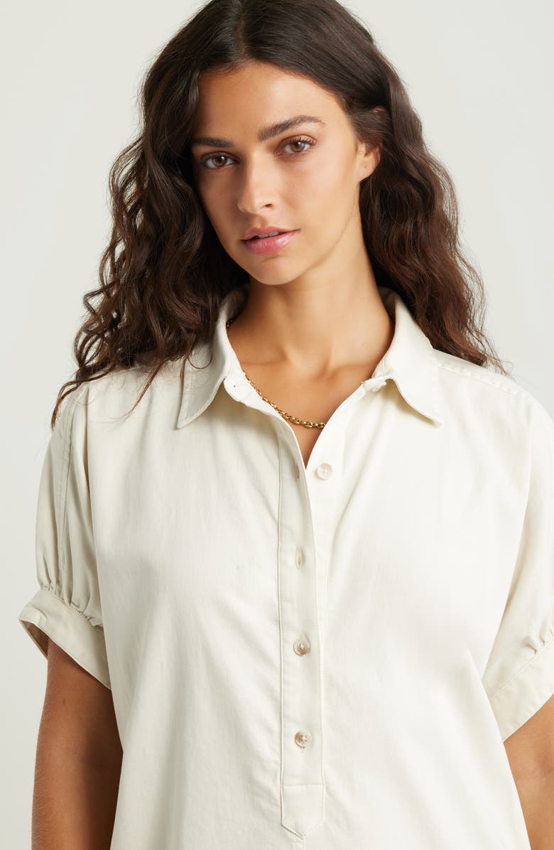 Treasure & Bond Woven Polo Shift Dress, Alternate, color, 