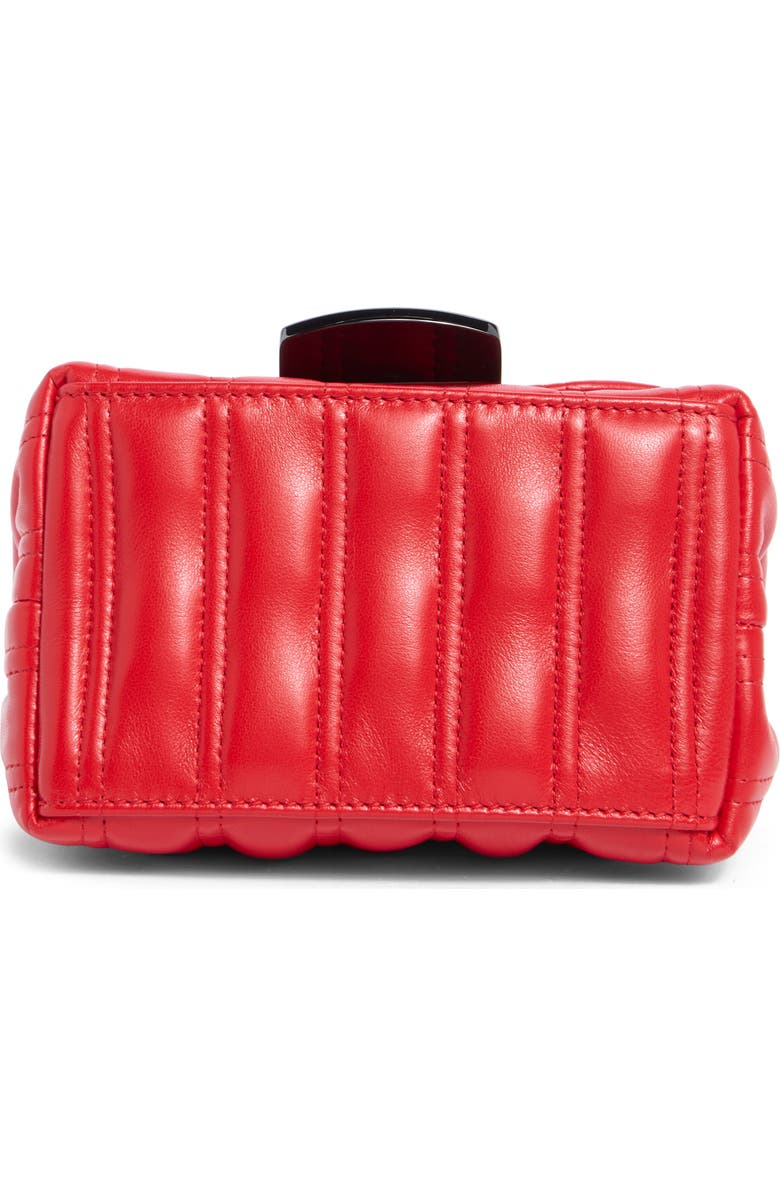 Longchamp Brio Extra Small Leather Shoulder Bag, Alternate, color, Red