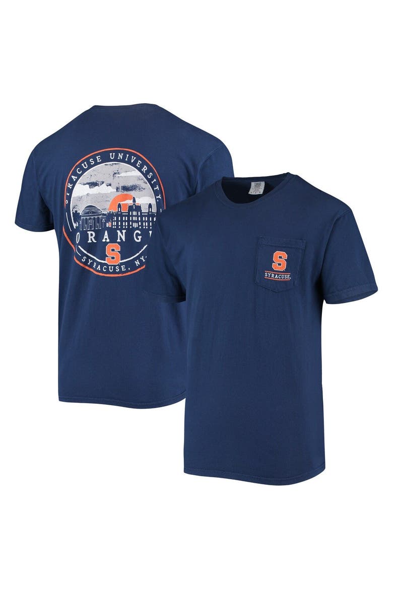 Men's Navy Syracuse Orange Circle Campus Scene T-Shirt, Alternate, color, Navy