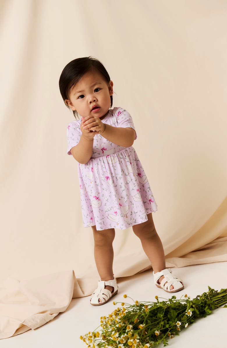 Posh Peanut Skirted Bodysuit, Alternate, color, Light/ Pastel Pink