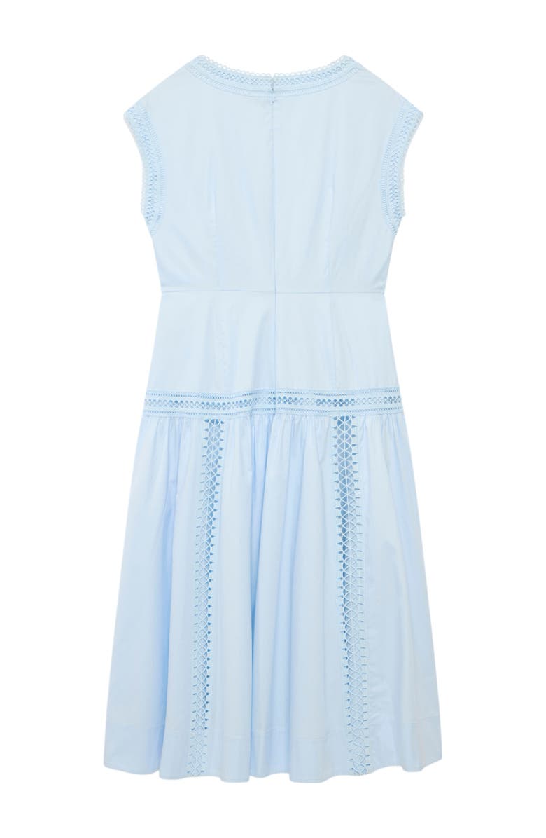 MINT VELVET Trim Detail Extreme Midi Dress, Alternate, color, Blue