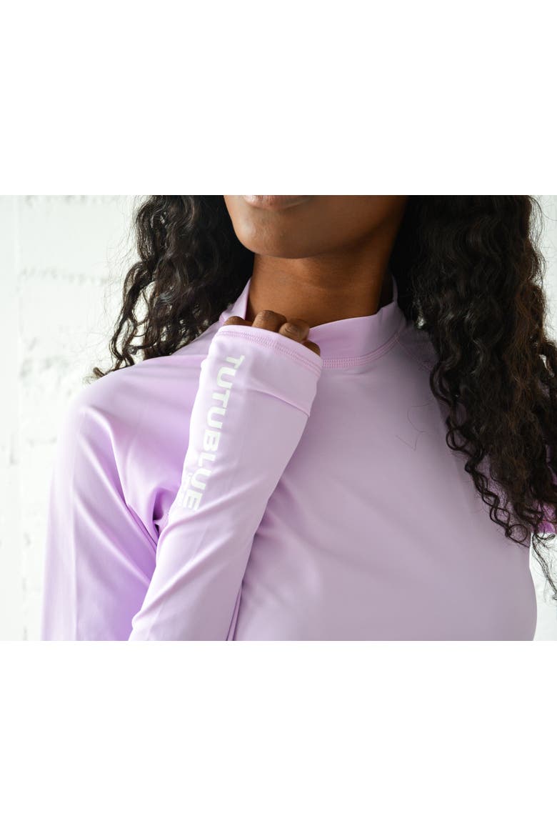 Women's Pullover Raglan Rash Guard Swim Top - UPF 50+, Alternate, color, Light Pastel Pink