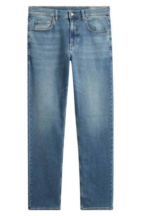 Cotton Blend French Terry 5-Pocket Pants