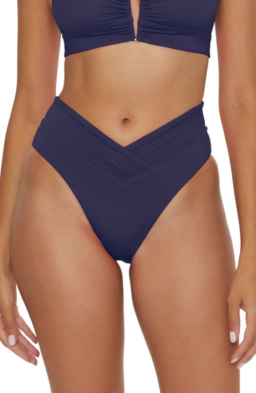 BECCA BECCA COLOR CODE HIGH WAIST BIKINI BOTTOMS