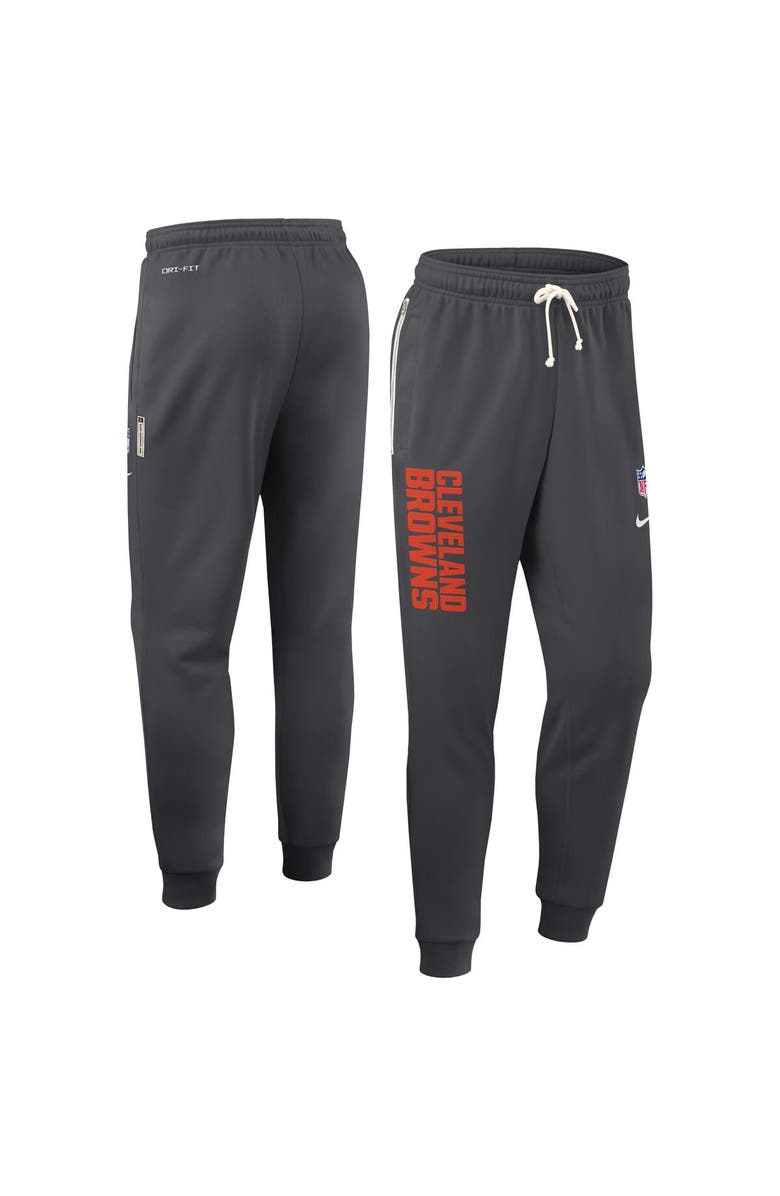 Nike Men's Nike Anthracite Cleveland Browns Sideline Ground Game Performance Taper Pants, Alternate, color, Anthracite