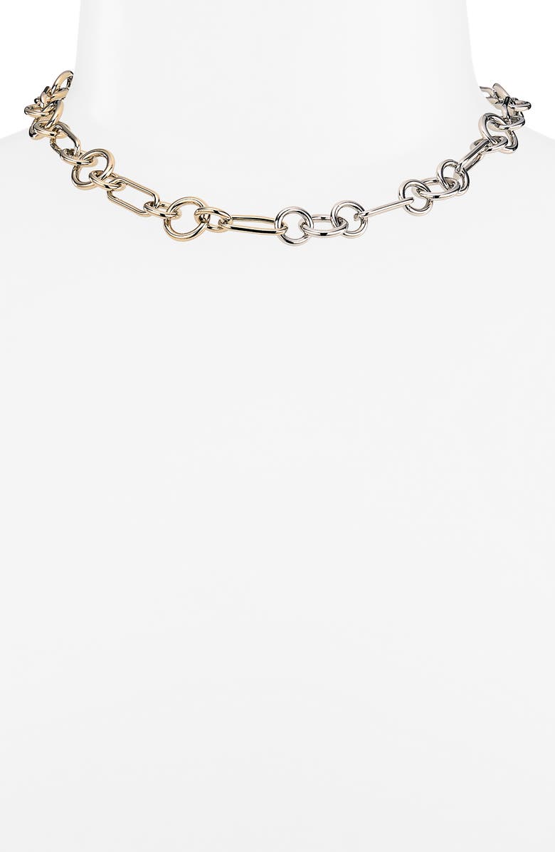 Justine Clenquet Scott Choker Necklace, Alternate, color, Gold N Palladium