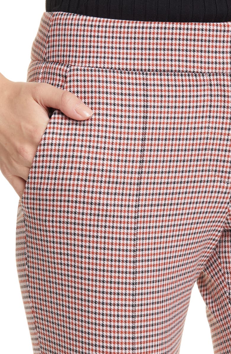 HUGO Hevas Check Crop Suit Pants, Alternate, color, 