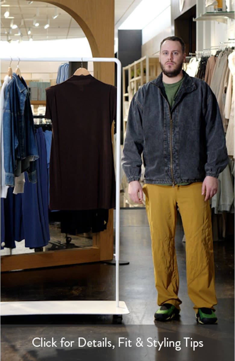 Slinky Shoulder Pad Minidress, sales video thumbnail