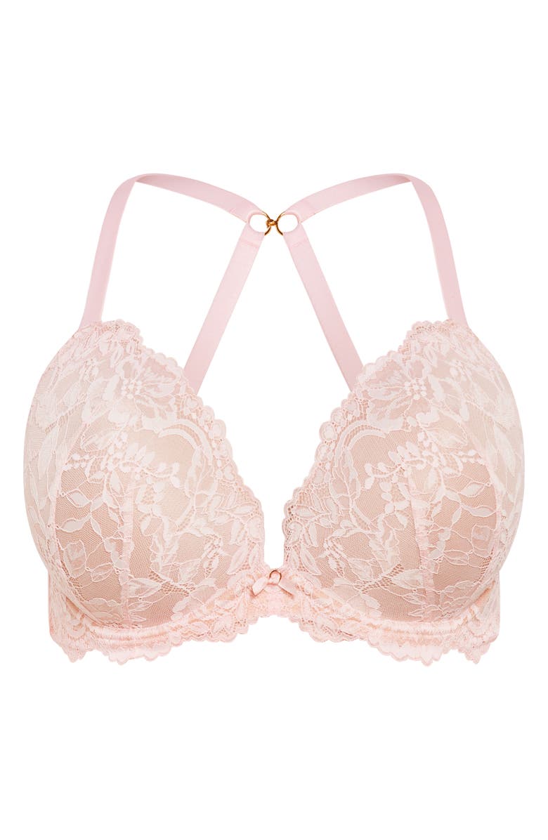 City Chic Adore Luxe Push-Up Bra, Alternate, color,