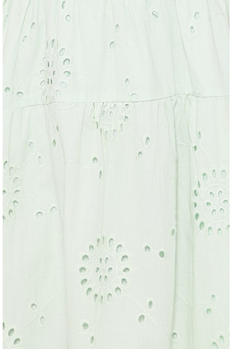 Tierney Eyelet Embroidered Midi Dress, Alternate, color, SAGE GREEN
