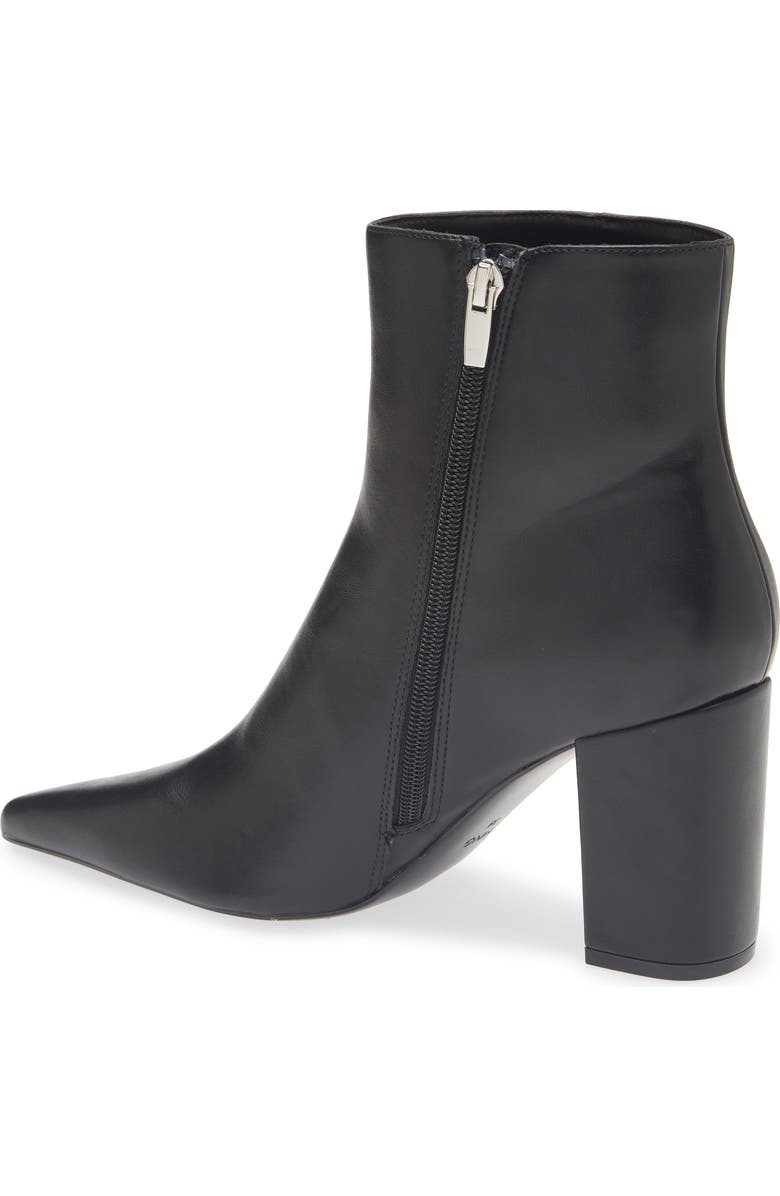 MANGO Cobo Block Heel Bootie, Alternate, color, Black