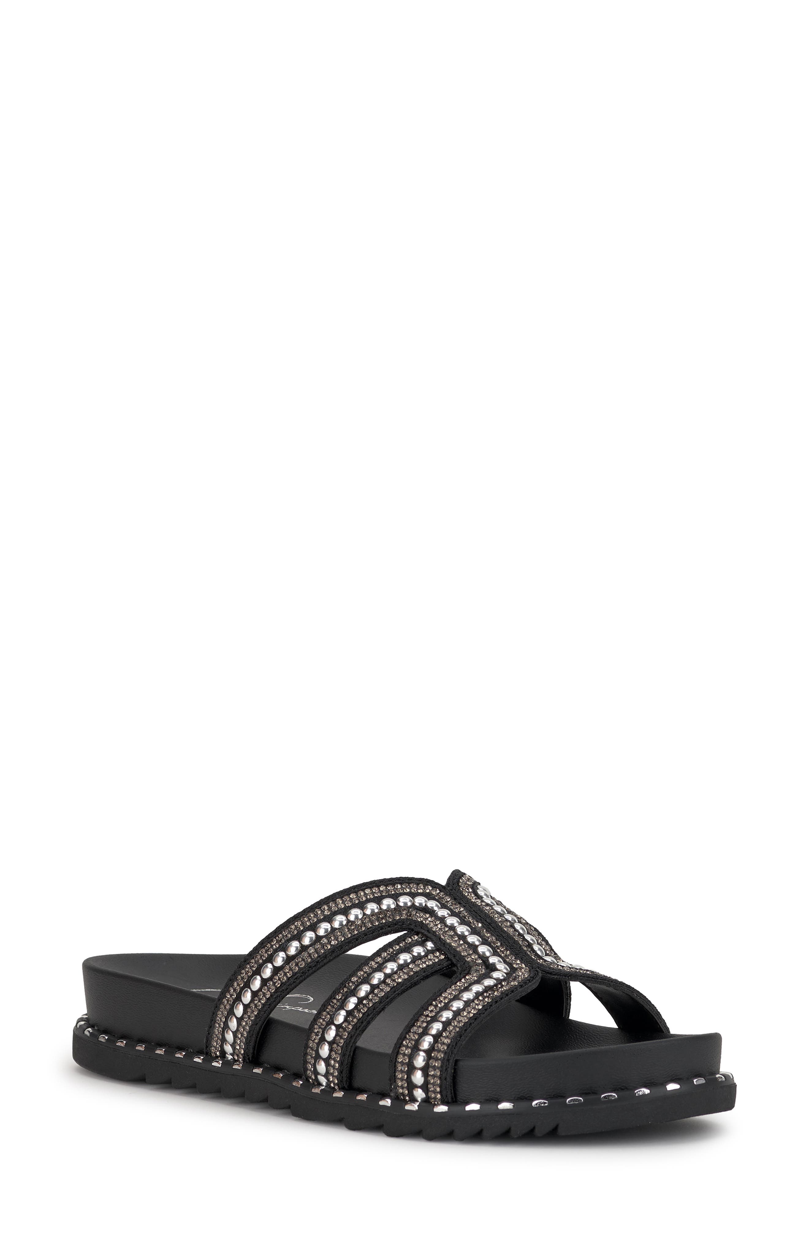 Jessica Simpson Colyve Slide Sandal, Main, color, Black
