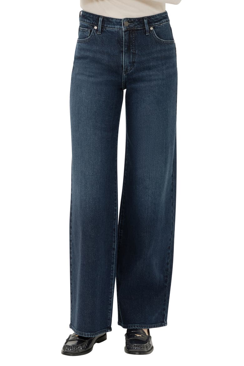 Isbister High Waist Wide Leg Jeans, Main, color, BIJOU