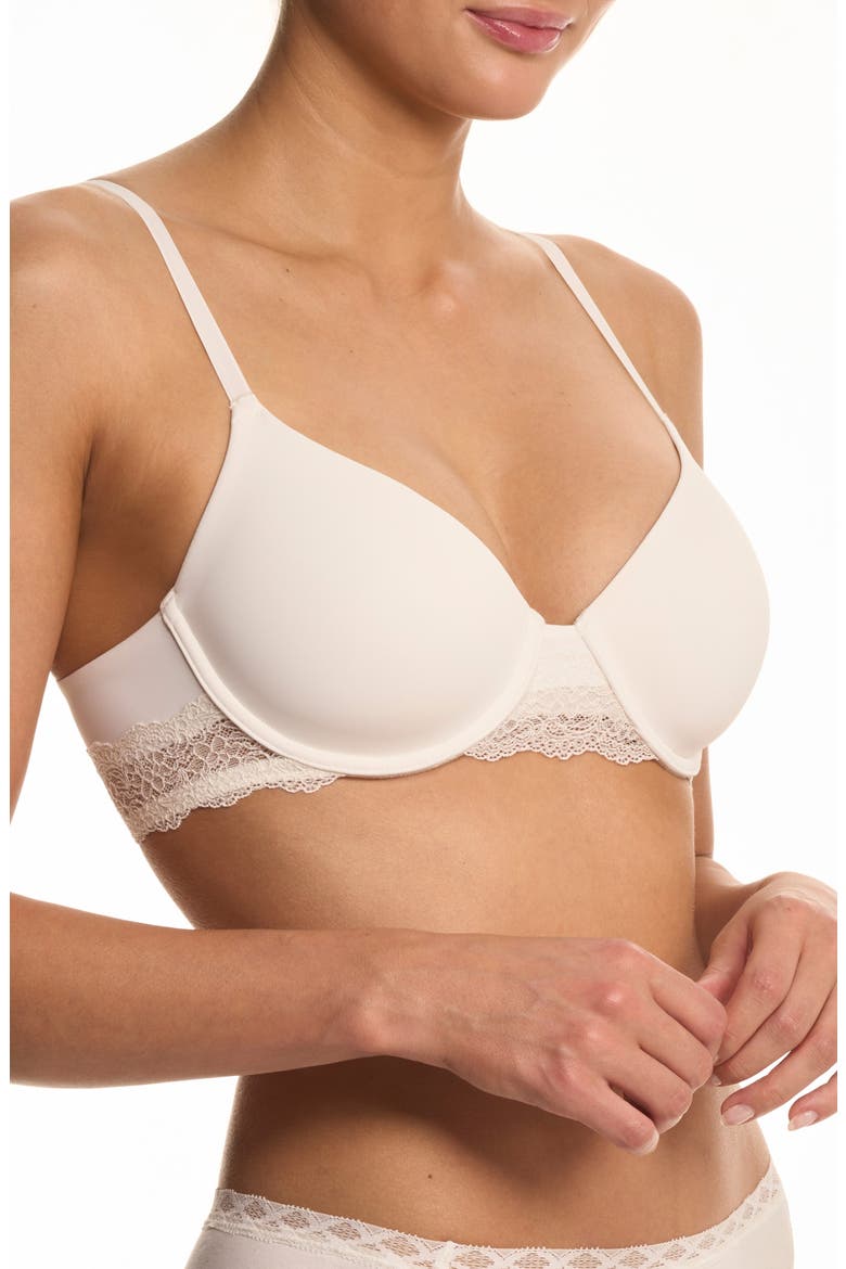 Beyond Perfect Lace Underwire T-Shirt Bra, Alternate, color, IVORY