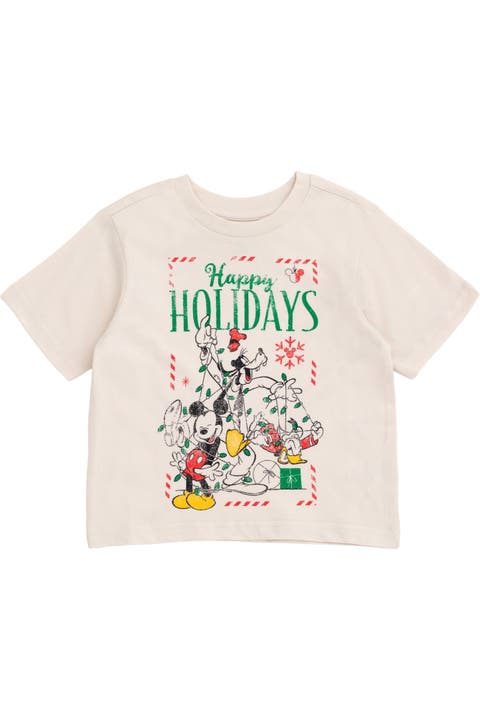 Mickey Mouse Holiday Short Sleeve T-Shirt