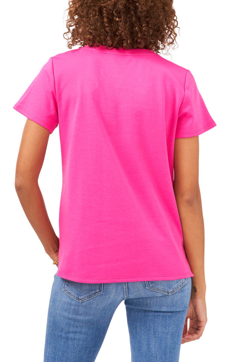 Vince Camuto Jersey T-Shirt, Alternate, color, Hot Pink