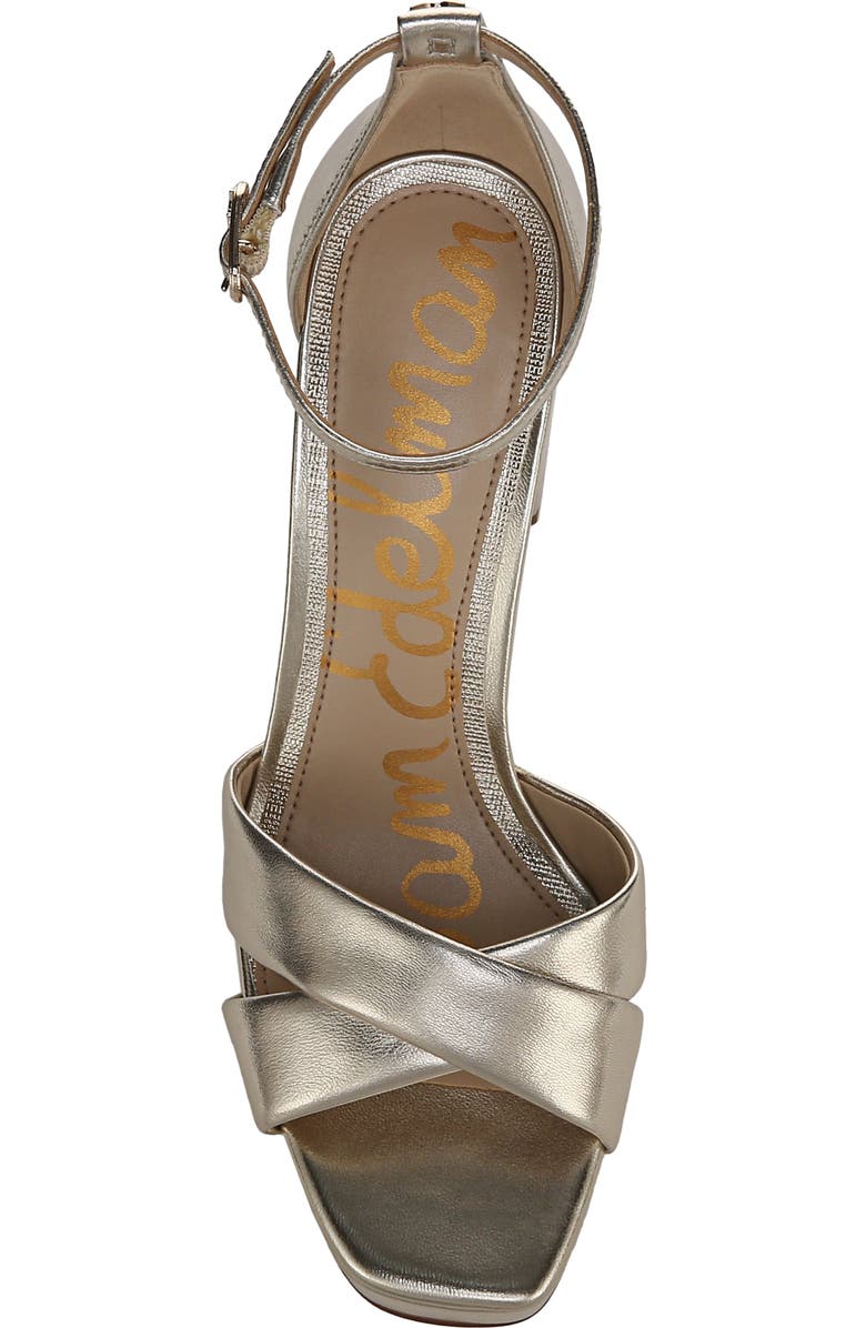 Sam Edelman Jullian Ankle Strap Platform Sandal, Alternate, color, Jute