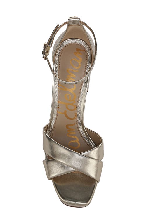 Sam Edelman Jullian Platform Heel Jute Leather In Jute