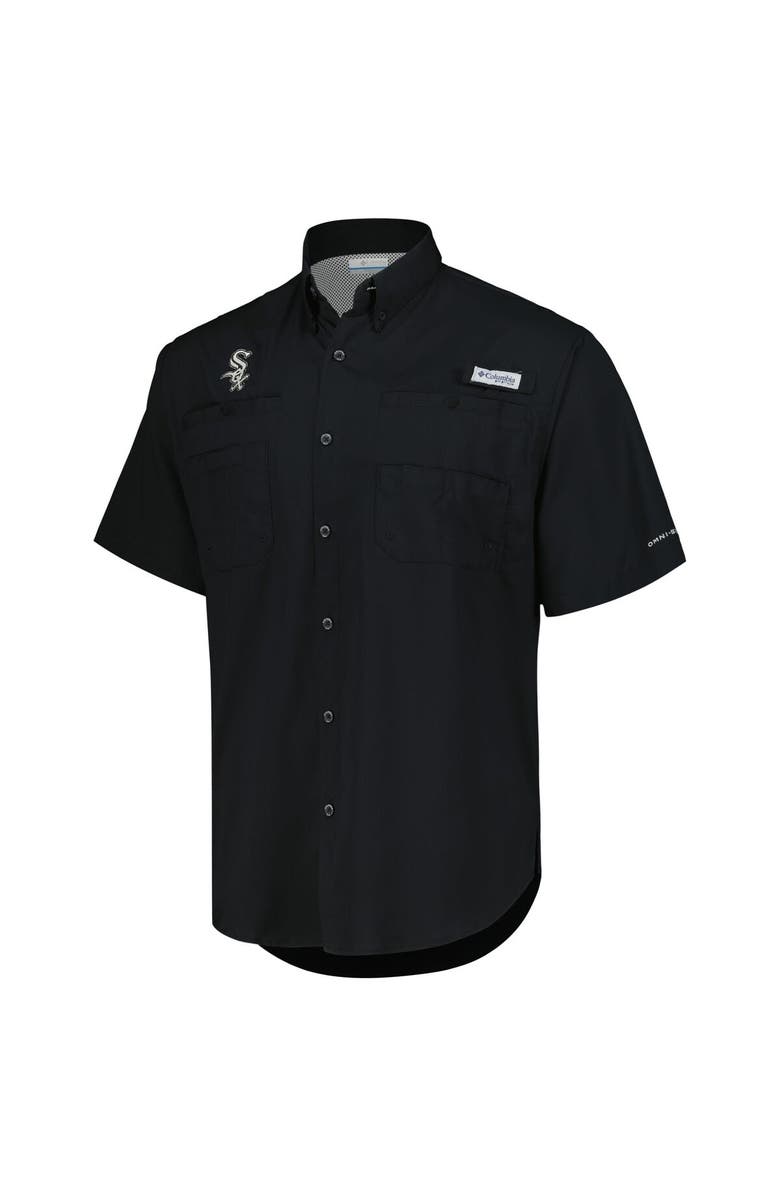Columbia Men's Columbia Black Chicago White Sox Tamiami Omni-Shade Button-Down Shirt, Alternate, color, Black