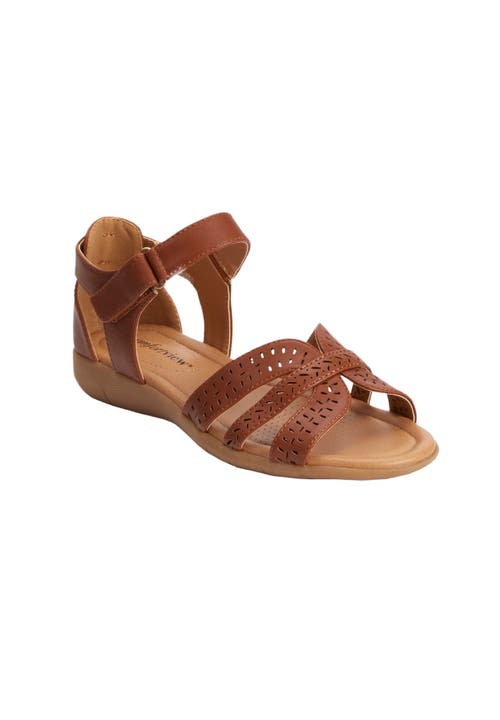 Comfortview The Christiana Sandal In Brown