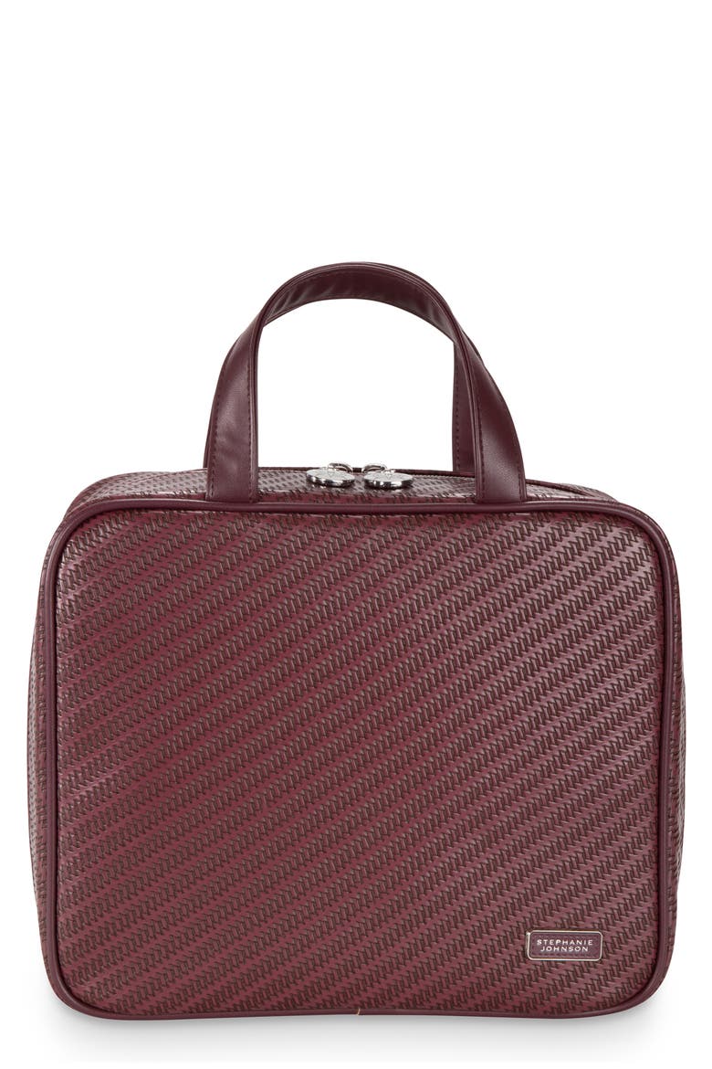 Martha Large Briefcase, Main, color, RUBY ROYALE