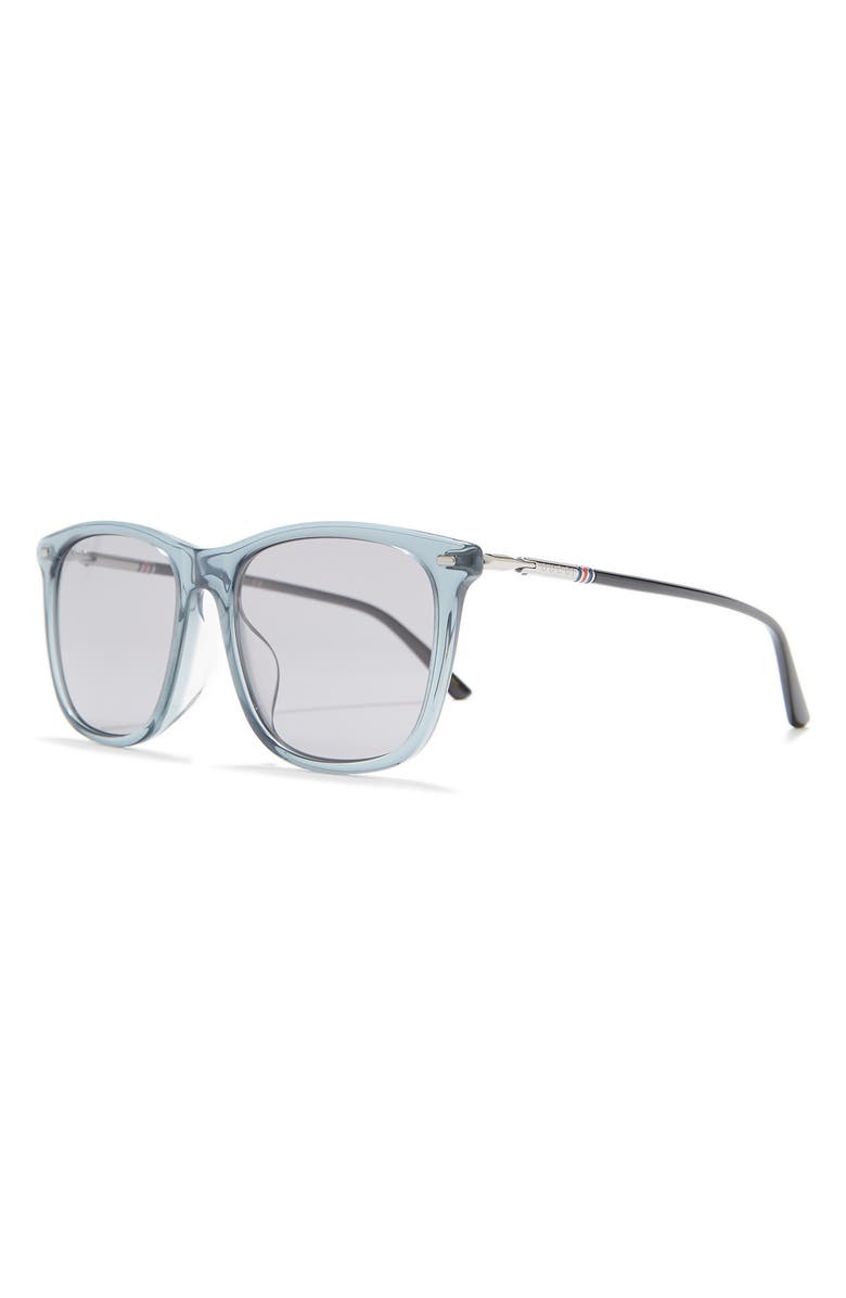 Gucci 56mm Square Sunglasses, Alternate, color,