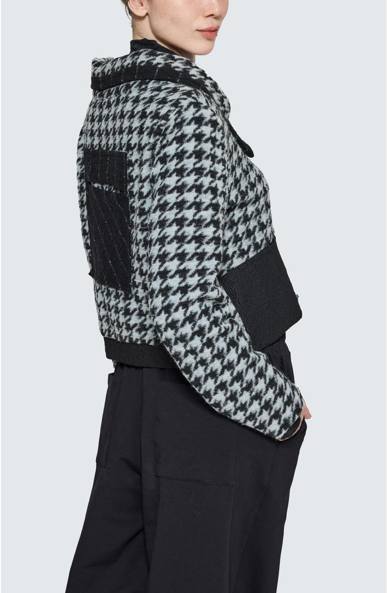 LUUKAA Novaea Mixed-Media Jacket, Alternate, color, Monochrome Black