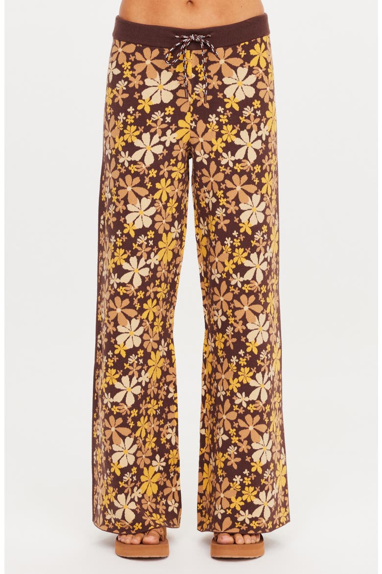 Copacabana Juniper Floral Knit Pants, Main, color, FLORAL