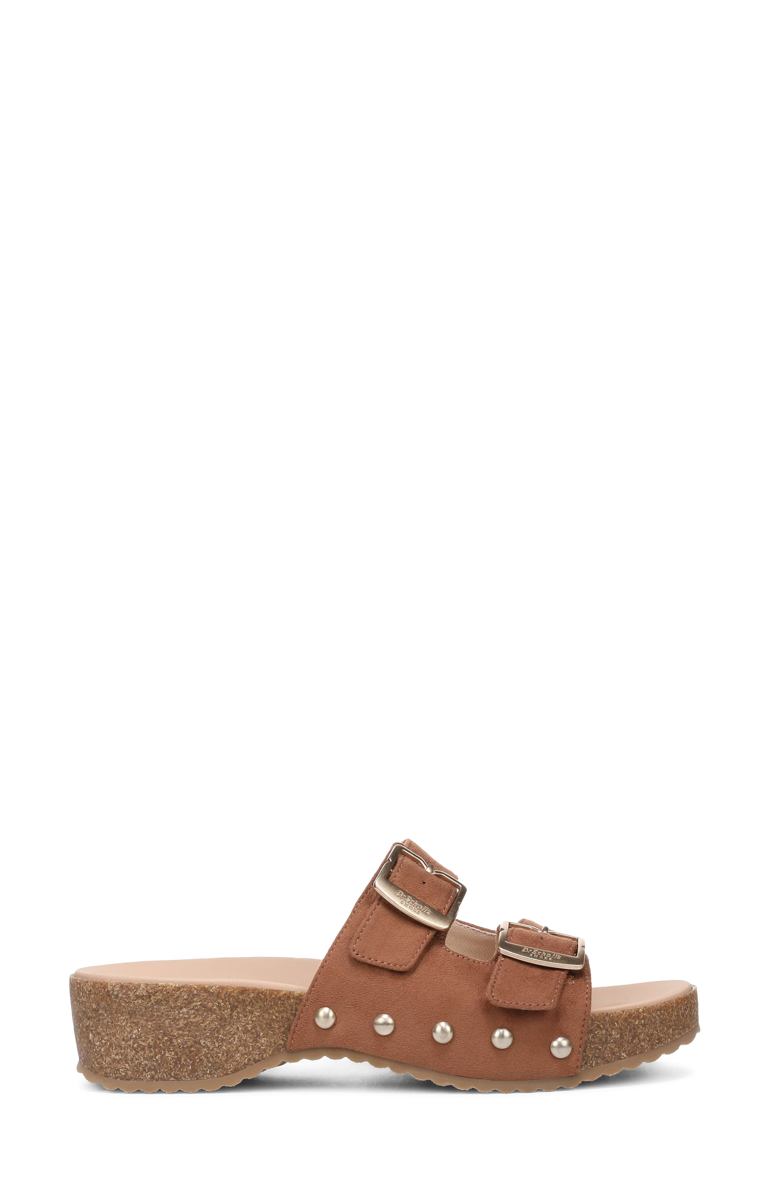 OriginalFlex Platform Slide Sandal, Alternate, color, HONEY