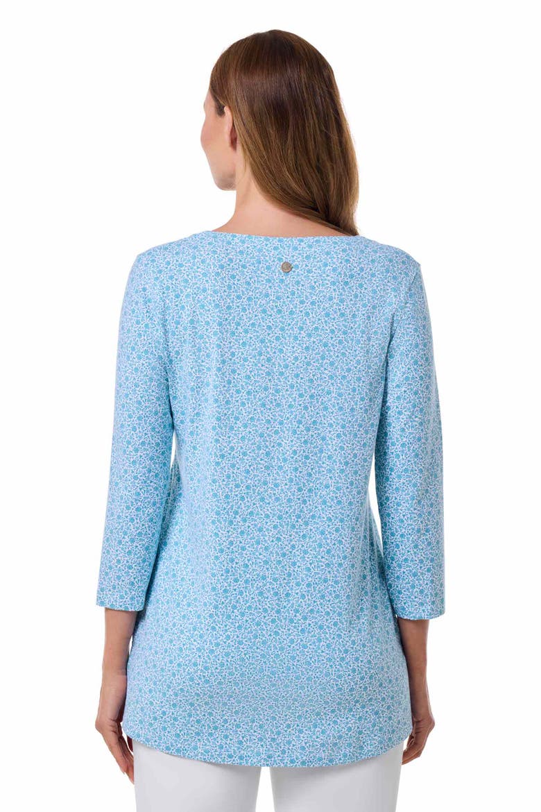 Women's St.Lucia Tunic Top with Long Sleeves, UPF 50+ Sun Protection, Alternate, color, Malibu Blue Shell