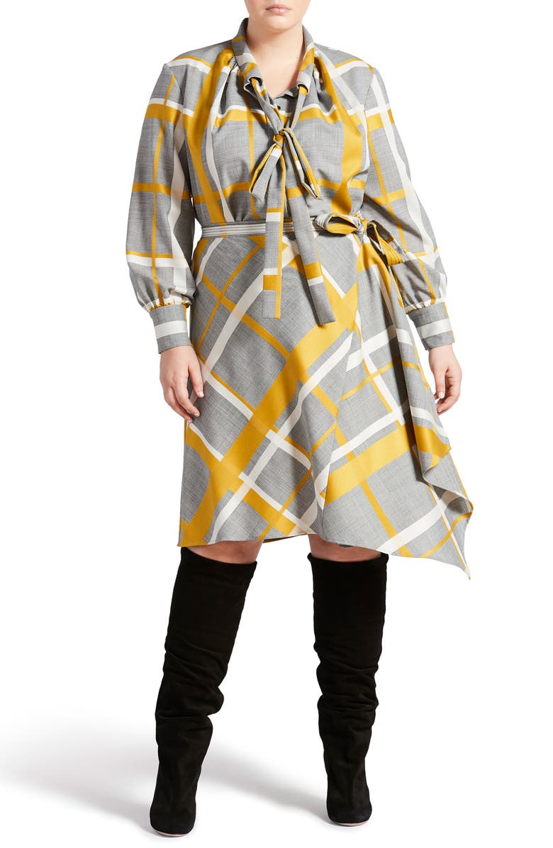 Pari Passu Tunnel Bow Wool Blend Blouse, Alternate, color,