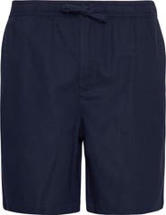Barbour Relaxed Fit Linen & Cotton Drawstring Shorts