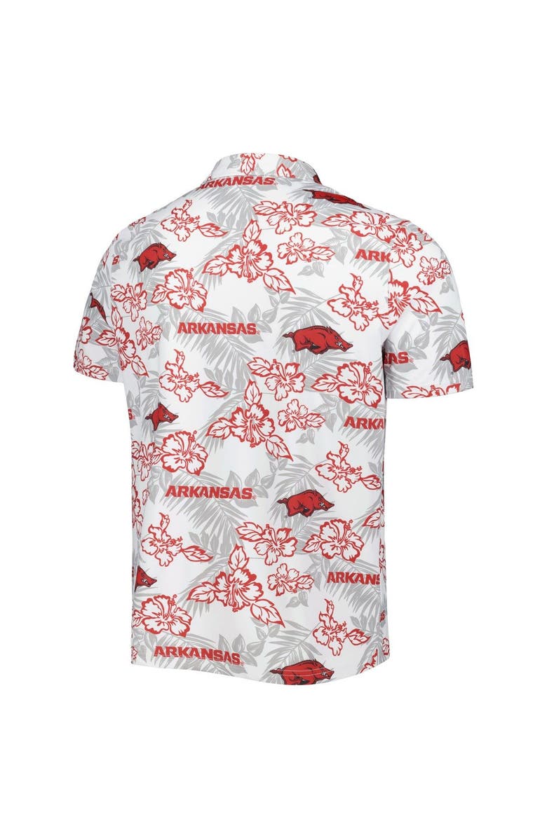 Reyn Spooner Men's Reyn Spooner White Arkansas Razorbacks Performance Polo, Alternate, color, 