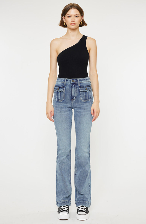 Carrie High Rise Vintage Bootcut Jeans