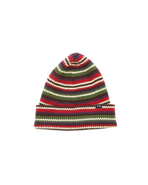 Striped Wool Blend Beanie