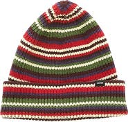 vowels Striped Wool Blend Beanie