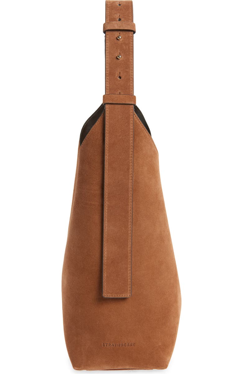 Strathberry Kite Suede Hobo Bag, Alternate, color,