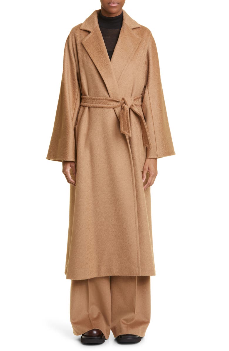 Max Mara Zagara Semisheer Wool Turtleneck Sweater, Alternate, color, 