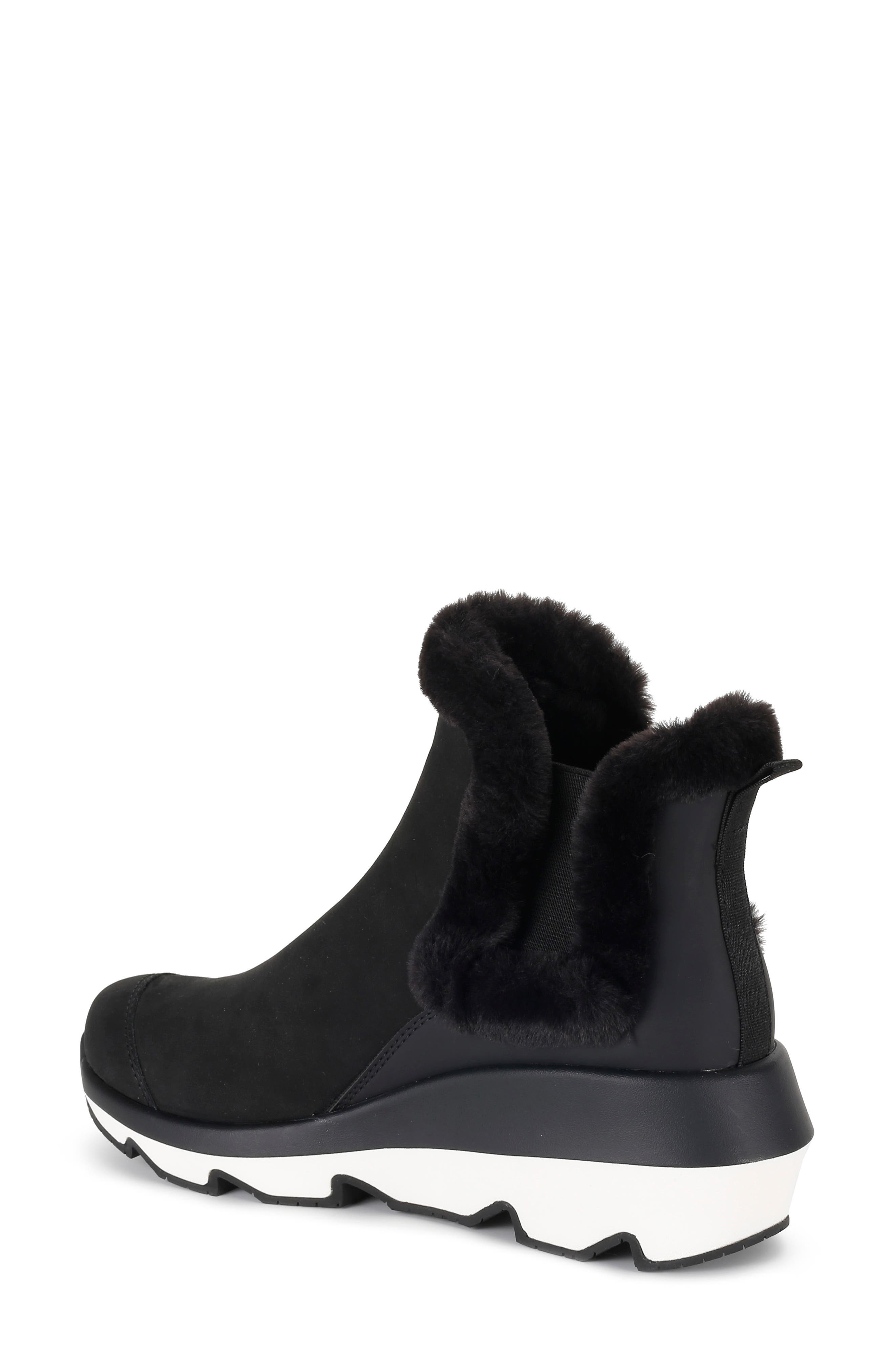 Spyder Crossover 2 Faux Fur Chelsea Boot, Alternate, color, 