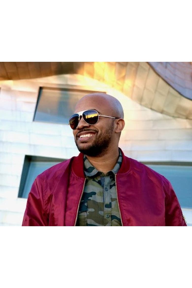 Elevated Aviator Polarized Sunglasses, Alternate, color, Siren