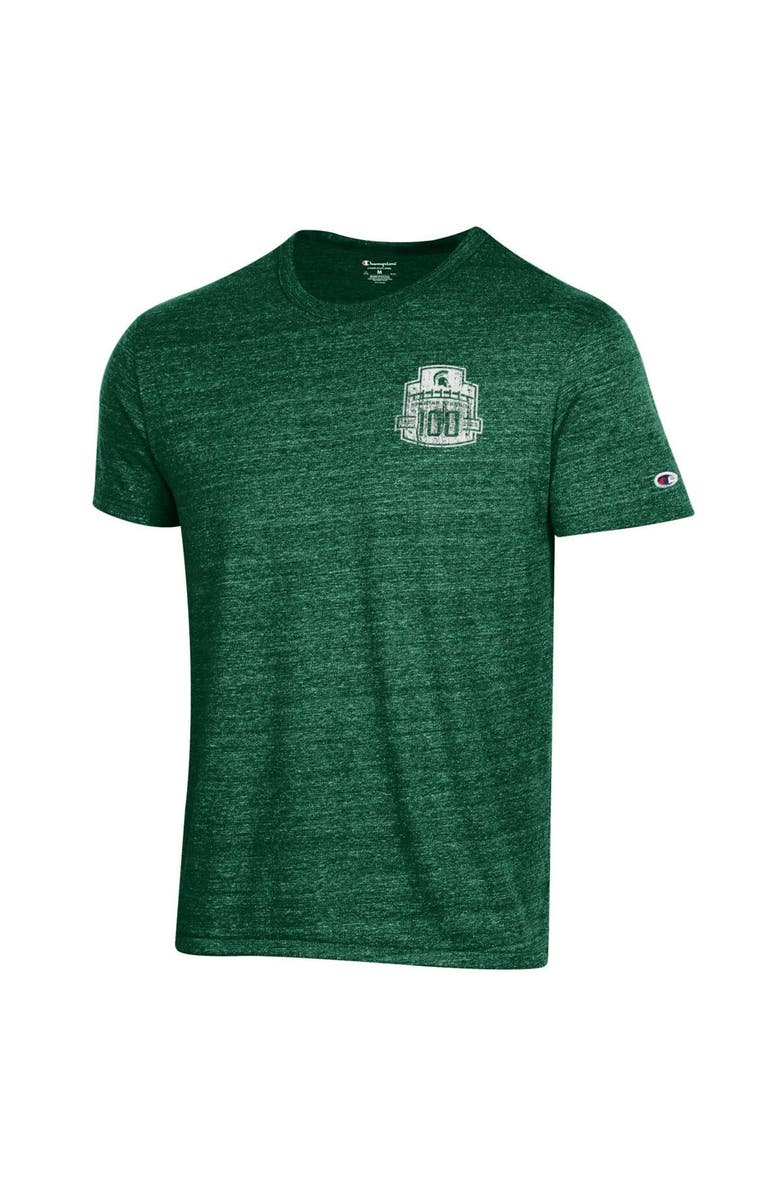 Champion Men's Champion Green Michigan State Spartans 100th Anniversary Spartan Stadium T-Shirt, Alternate, color, Green